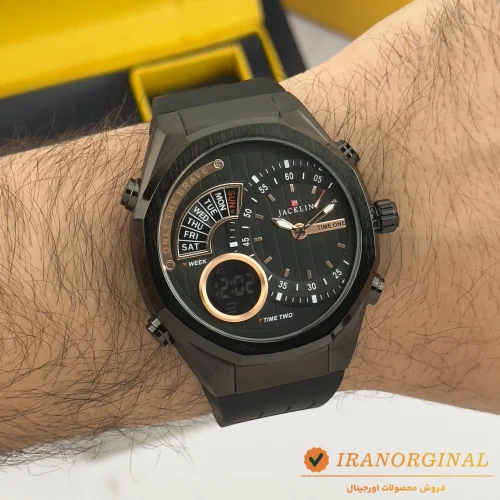 ساعت جاکلین مردانه دو زمانه Jacklin Dual Time 1399517MA