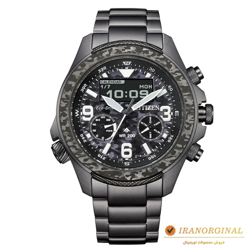 ساعت دو زمانه اکودرایو سیتی زن مردانه JV1008-63E