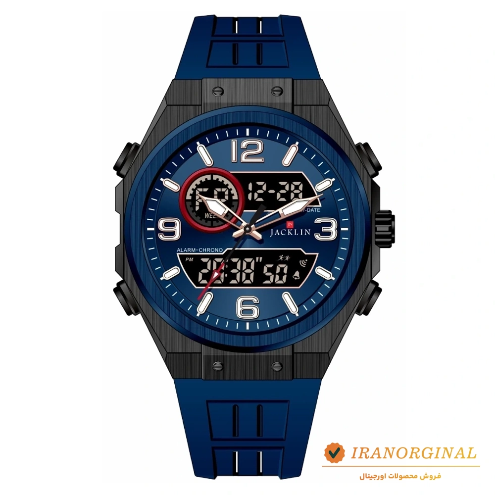 ساعت مچی دو زمانه جاکلین